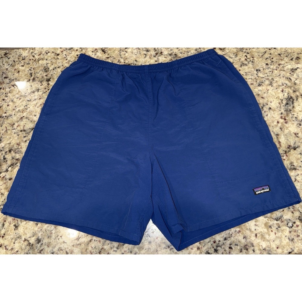 Patagonia Baggies 6" Shorts Lined Royal Blue Men Large Swim Trunks